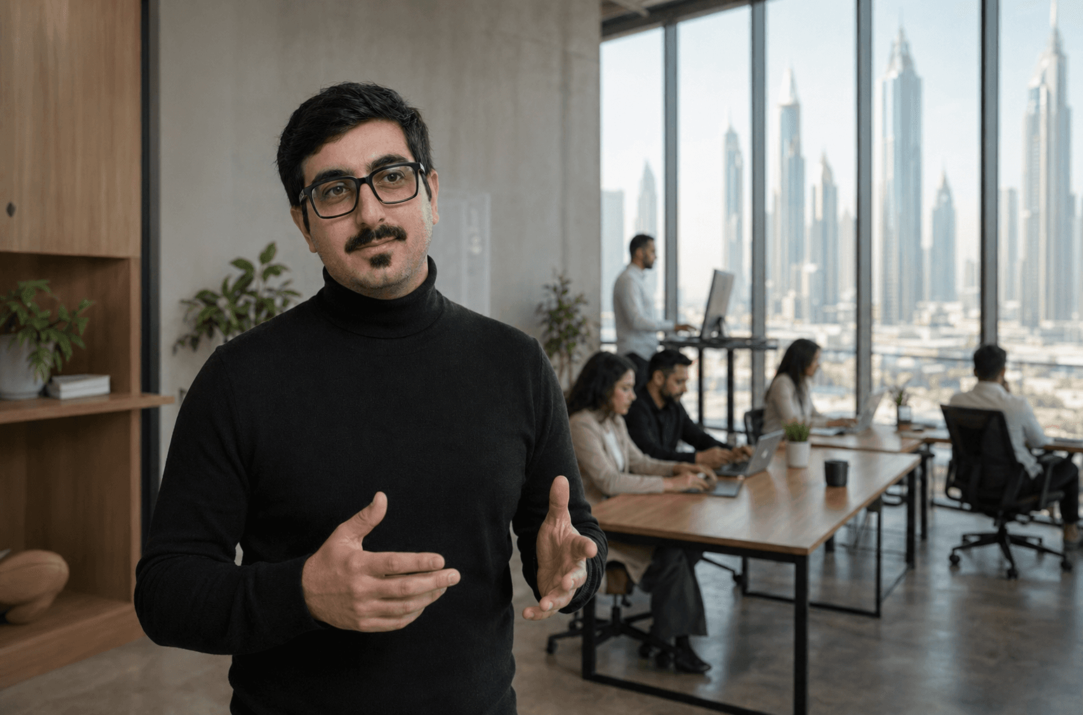 Xentro performans pazarlama stüdyosundan sinematik editoryal bir sahne