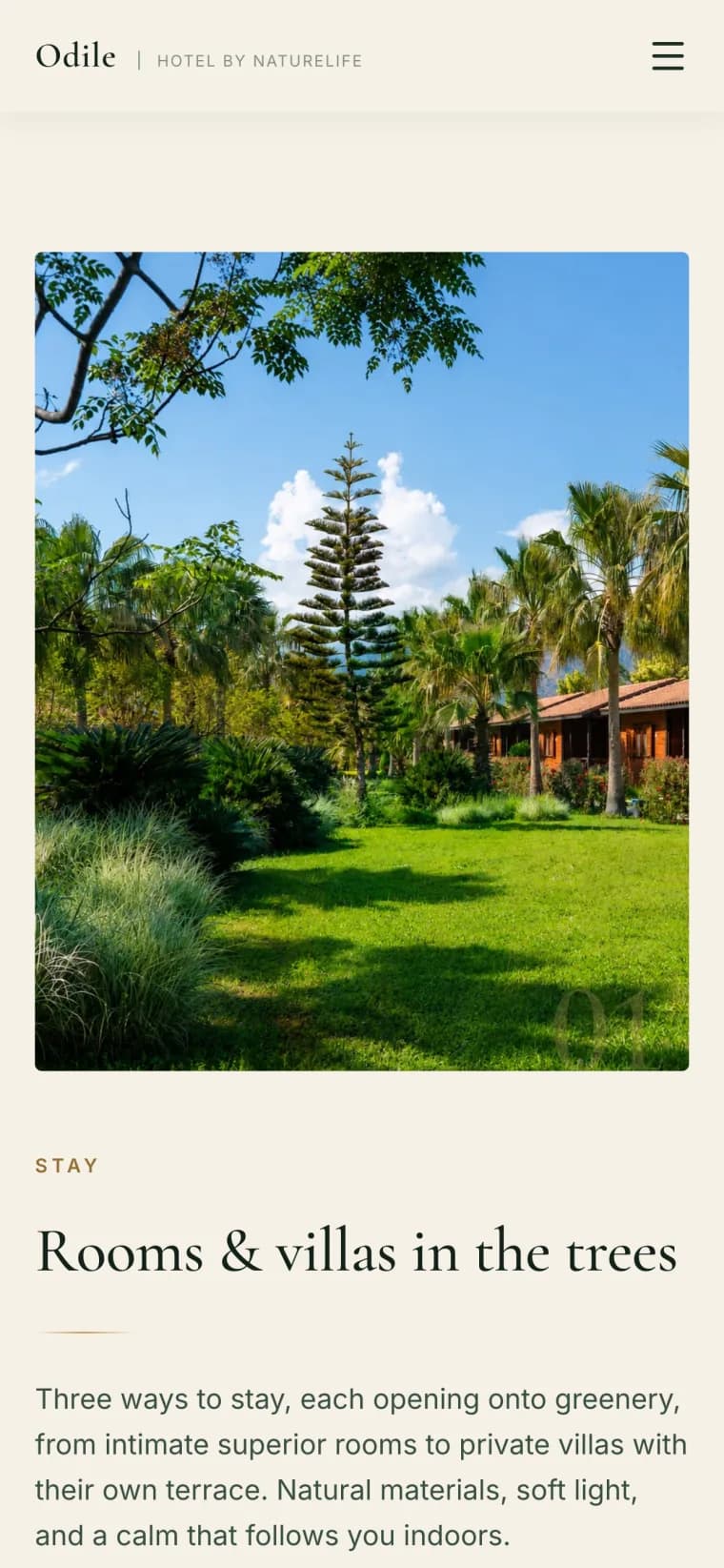 odilehotel.com on mobile
